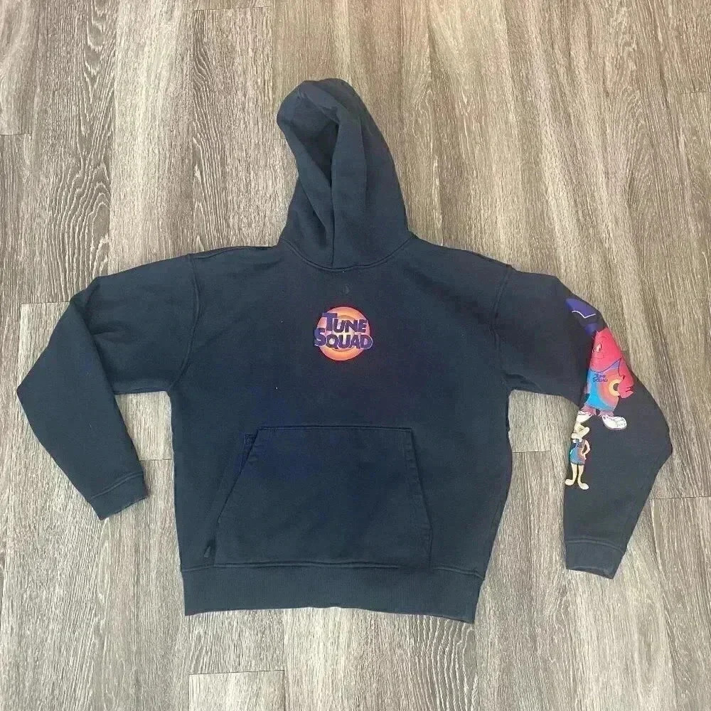 Mens Converse "A New Legacy x Space Jam" Black Hoodie - M